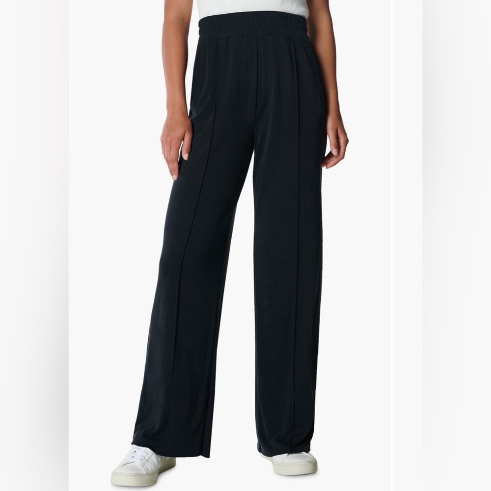 Sweaty Betty Black Wide Leg Pull On Pants L Used